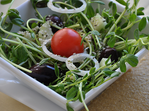 Photo: Salad side dish.