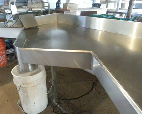 Photo: Clean packing table.