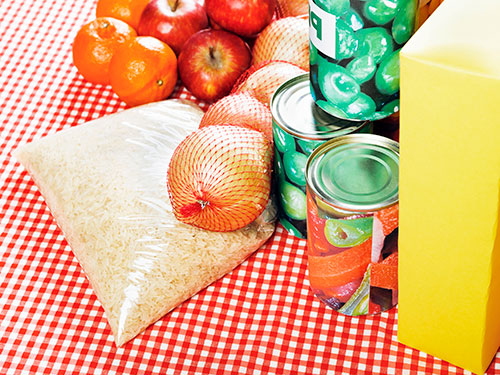 Photo: Food items.
