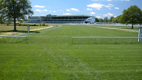 Turf Track at Monmouth Park Racetrack.