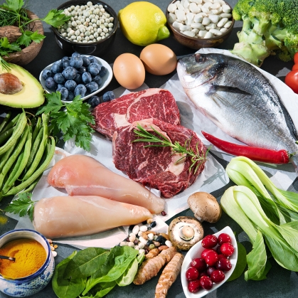 Healthy and nutritious foods.