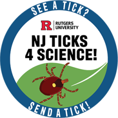 NJ Ticks 4 Science logo.